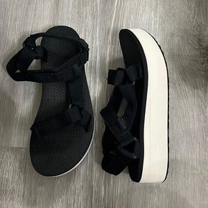 Teva flat form sandals